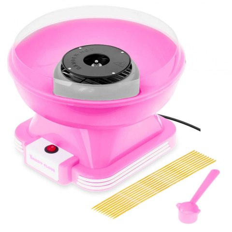 Domowa maszyna urządzenie do waty cukrowej retro Bredeco BCZK-500-WR 500W + patyczki