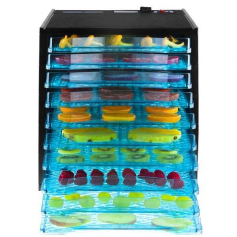 Profesjonalna przemysłowa suszarka do żywności ziół owoców grzybów 10 rusztów 630W 230V