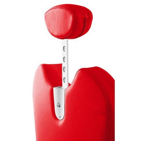 Wygodny fotel fryzjerski barberski obrotowy LIVORNO Physa czerwony