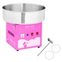Maszyna do waty cukrowej różowa śr. misy 520mm + miarka do cukru