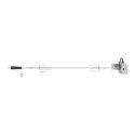 Rożen elektryczny obrotowy do grilli 2 obr./min 105cm