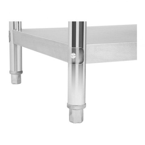 Stół blat roboczy gastronomiczny stalowy nierdzewny z półką 100x70cm