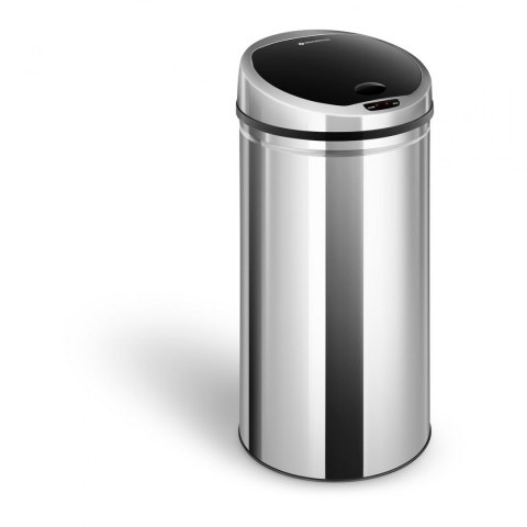 Automatyczny kosz kubeł na śmieci odpadki z czujnikiem ruchu zasięg 30 cm 50 L
