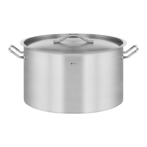 Garnek gastronomiczny z pokrywką stalowy nierdzewny do kuchenki indukcyjnej 58 L