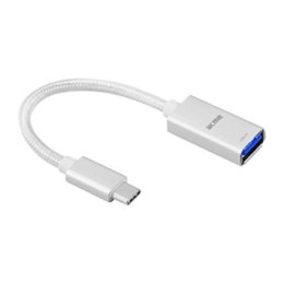 Acme AD01S USB type C to USB type A female adapter (OTG compatible), 9 cm