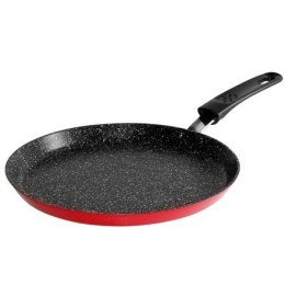 Stoneline 13691 Crepe Pan, 24 cm, Suitable for all cookers including induction, Red, Non-stick coating, Fixed handle