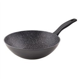 Stoneline Gourmundo 20652 Wok, 30 cm, Suitable for all cookers including induction, Anthracite, Non-stick coating, Fixed handle