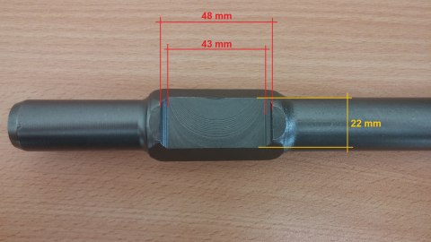 Młot wyburzeniowy udarowy SDS HEX MSW ABH-1850 45J 1850W