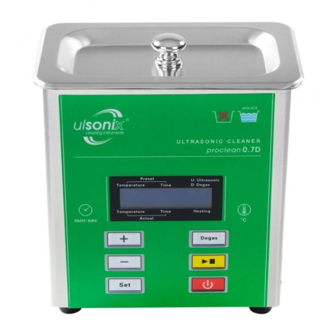 Myjka ultradźwiękowa PROCLEAN 0.7D DEGAS pojemność 0,7L