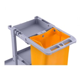 Wózek serwisowy do sprzątania z nieprzemakalną torbą Singercon CON.JT-WBOC