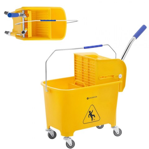 Wózek zestaw serwisowy do sprzątania wiadro 20l Singercon CON.CT-20W