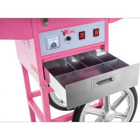 Mobilna maszyna do waty cukrowej z wózkiem