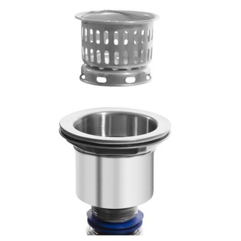 Zlew gastronomiczny ze stali nierdzewnej basen jednokomorowy 75x75cm