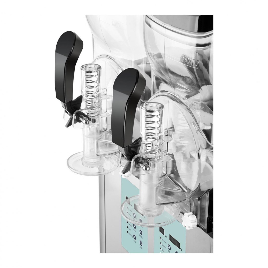 Granitor dyspenser urządzenie do napojów slush granity lodów podwójny 2x 6L