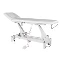 Łóżko stół do masażu rehabilitacyjny sterowany elektrycznie RELAXO Białe