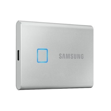 Samsung Portable SSD T7 1000 GB, USB 3.2, Silver, with fingerprint and password security
