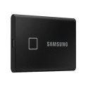 Samsung Portable SSD T7 500 GB, USB 3.2, Black, with fingerprint and password security
