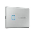 Samsung Portable SSD T7 500 GB, USB 3.2, Silver, with fingerprint and password security