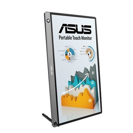 Asus | MB16AMT | 15,6 " | Ekran dotykowy | IPS | FHD | 16:9 | 5 ms | 250 cd/m² | Ciemnoszary | Porty HDMI w ilości 1 | 60 Hz
