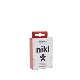 ZAPACH Mr&Mrs Niki Car air freshener refill JRNIKIBX001V00 Refill for Car Scent, Peppermint, Black