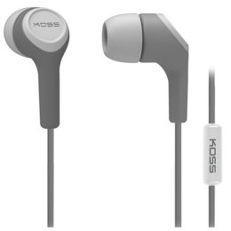 Koss Słuchawki  KEB15iG In-ear, 3.5mm (1/8 inch), Microphone, Grey,