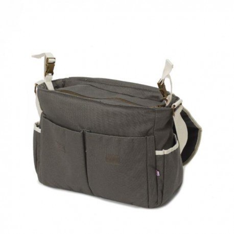 My bag's torba do wózka flap bag happy family grey