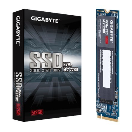 Gigabyte SSD GP-GSM2NE3512GNTD 512 GB, SSD form factor M.2 2280, SSD interface PCI-Express 3.0 x4, NVMe 1.3, Write speed 1550 MB