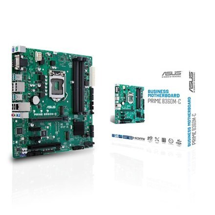 Asus PRIME B360M-C Processor family Intel, Processor socket LGA1151, DDR4, Memory slots 4, Chipset Intel B, Micro ATX