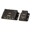 Aten | 4-portowy przedłużacz USB 2.0 CAT 5 | UCE3250-AT-G