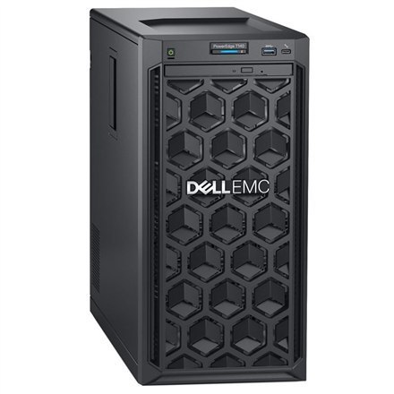 Dell PowerEdge T140 Tower, Intel Xeon, E-2224, 3.4 GHz, 8 MB, 4T, 4C, UDIMM DDR4, 2666 MHz, No RAM, No HDD, Up to 4 x 3.5", PERC