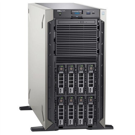 Dell PowerEdge T340 Tower, Intel Xeon, E-2234, 3.6 GHz, 8 MB, 8T, 4C, UDIMM DDR4, 2666 MHz, No RAM, No HDD, Up to 8 x 3.5", Hot-