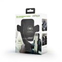 EnerGenie EG-TA-CHAV-QI10-01 77 g, Black, Car smartphone holder with wireless charger, Universal