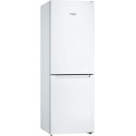 Bosch Refrigerator KGN33NWEB A++, Free standing, Combi, Height 176 cm, No Frost system, Fridge net capacity 192 L, Freezer net c