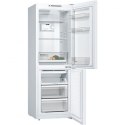 Bosch Refrigerator KGN33NWEB A++, Free standing, Combi, Height 176 cm, No Frost system, Fridge net capacity 192 L, Freezer net c