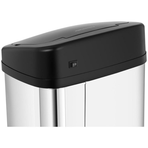 Automatyczny bezdotykowy kosz na śmieci z czujnikiem ruchu zasięg 20 cm 30 L