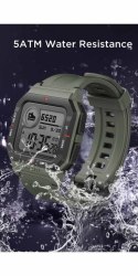 Amazfit Neo Smart watch, STN, Heart rate monitor, Activity monitoring 24/7, Waterproof, Bluetooth, Green