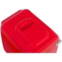 Mini lodówka samochodowa turystyczna retro 2w1 4L 12V / 230 V czerwona