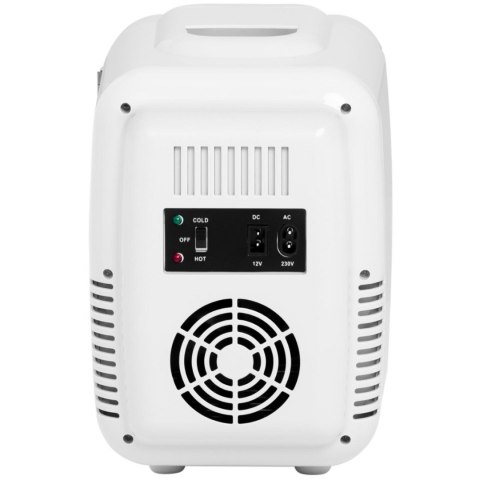 Mini lodówka samochodowa turystyczna retro 2w1 4L 12V / 230V biała
