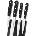 Zestaw noży kuchennych w bloku magnetycznym Bredeco 5 szt.