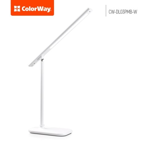 ColorWay | lm | Lampa stołowa LED Przenośna i elastyczna z wbudowanym akumulatorem | Żółte światło: 2800-3200, Naturalne światło