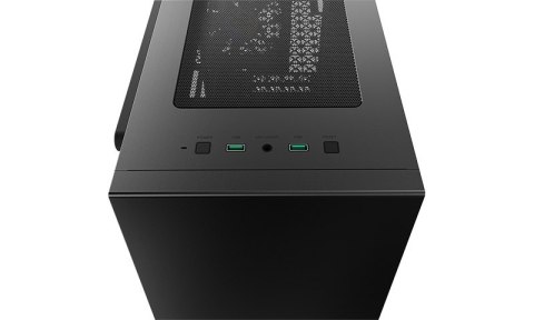 Deepcool | MACUBE 110 | Czarny | mATX | Zasilacz w zestawie | ATX PS2 （Długość mniejsza niż 170 mm)