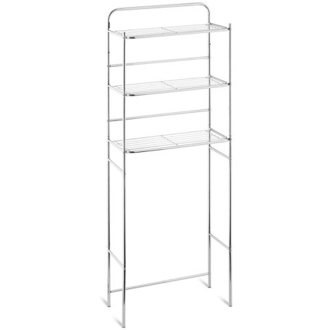 Regał łazienkowy ze stali chromowanej 3 półki szer. 60 cm wys. 152 cm