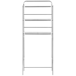 Regał łazienkowy ze stali chromowanej 3 półki szer. 60 cm wys. 152 cm