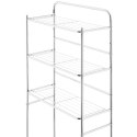 Regał łazienkowy ze stali chromowanej 3 półki szer. 60 cm wys. 152 cm