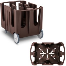 Wózek dyspenser do transportu talerzy z pokrowcem śr. 12-33cm do 400 szt.