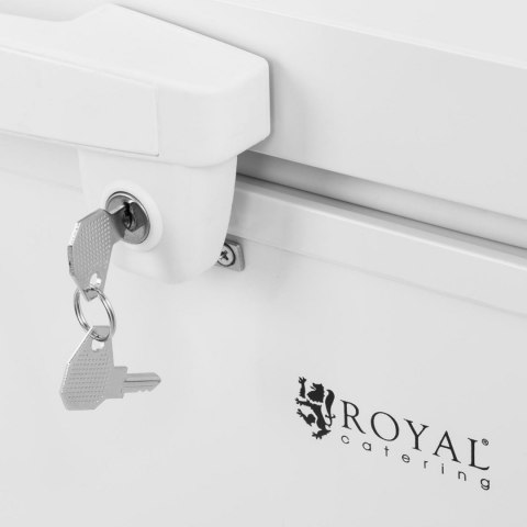 Zamrażarka skrzyniowa gastronomiczna z zamkiem A+ do -40 C 459 l