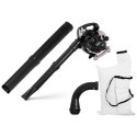 Dmuchawa plecakowa odkurzacz do liści pyłu wiórów spalinowy z workiem 2w1 650 W