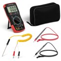 Multimetr miernik cyfrowy prądu AC/DC 1000 V test hFE LCD
