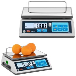 Waga sklepowa handlowa 15 kg / 5 g LCD M LEGALIZACJA