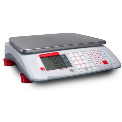 Waga sklepowa kalkulacyjna z legalizacją AVIATOR 5000 LCD 15Kg / 5g - OHAUS A51P15L
